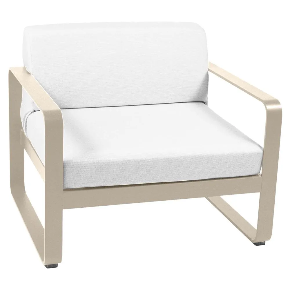 BELLEVIE ARMCHAIR-OFF WHITE CUSHION