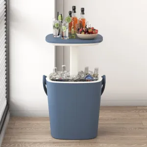 Cool Bar Table Portable with Lift Top Lid