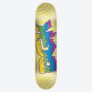 DGK Drippy UV Activated Skateboard Deck - 8.0" White