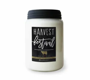 Harvest Festival 26oz Farmhouse Jar Candle by Milkhouse Candle Co.