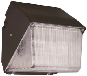 Monument Metal Halide Wall Pack Aluminum Housing Polycarb Lens Bronze 70 Watt Ed17 Medium Base Lamp (Included)