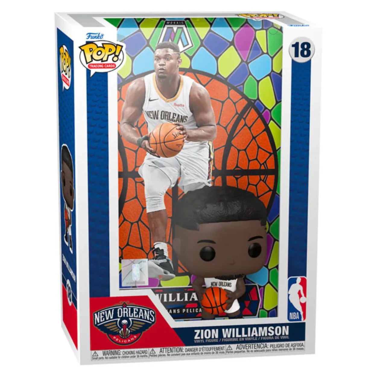 NBA - Zion Williamson (Mosaic) Pop! Trading Card