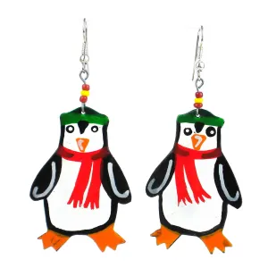 Painted Penguin Earrings Creative Alternatives