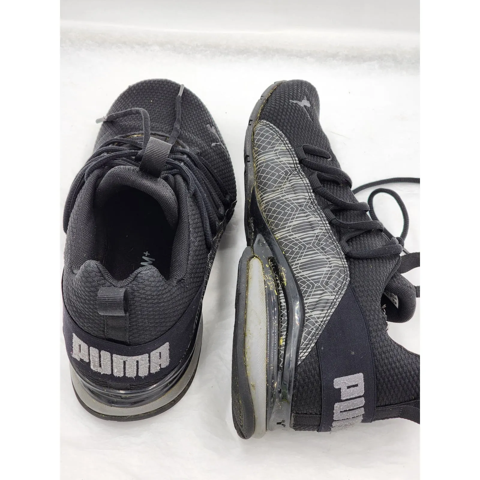 Puma Shoes Mens 11.5 Running Athletic Black Archtec Gym Lace Up 194252-01