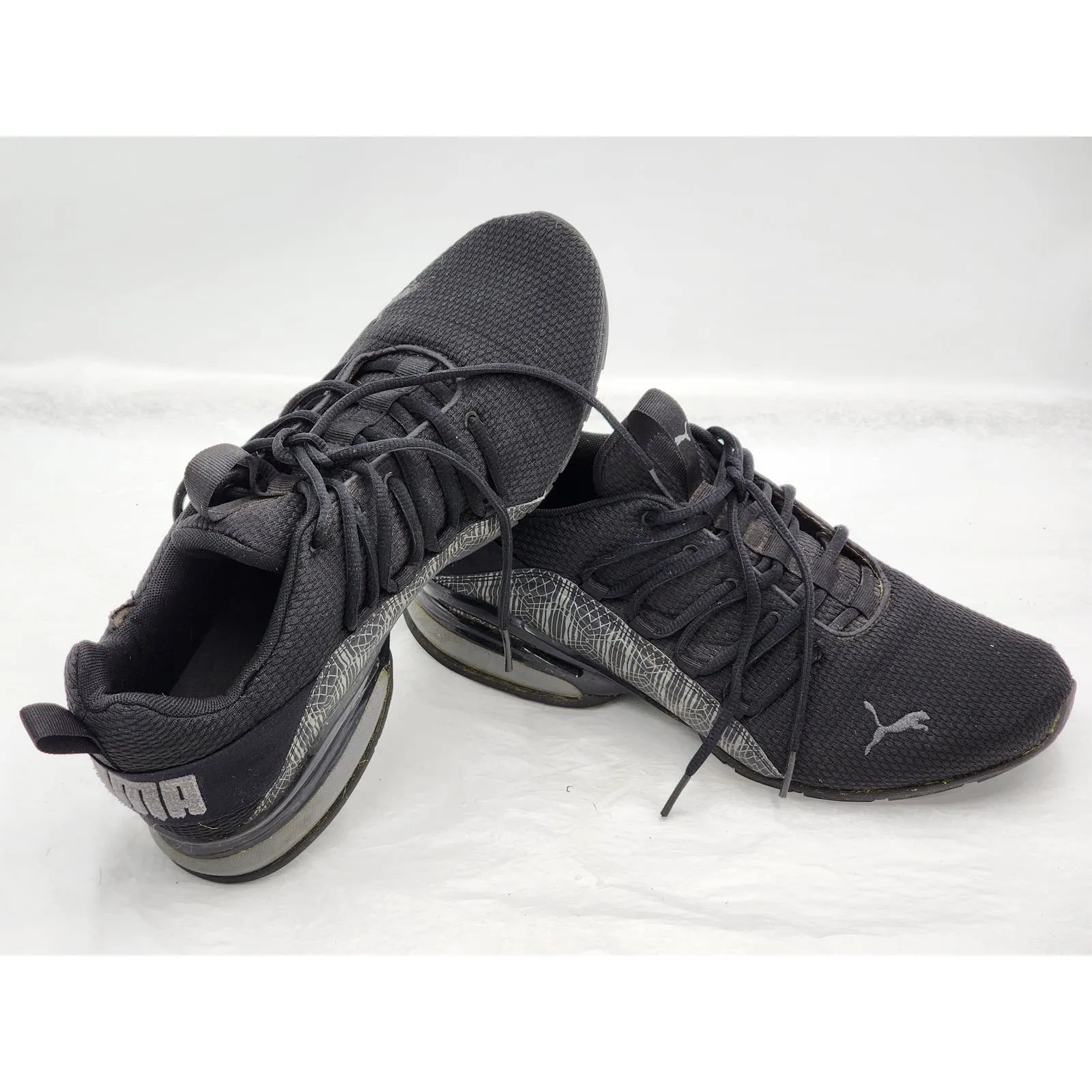 Puma Shoes Mens 11.5 Running Athletic Black Archtec Gym Lace Up 194252-01