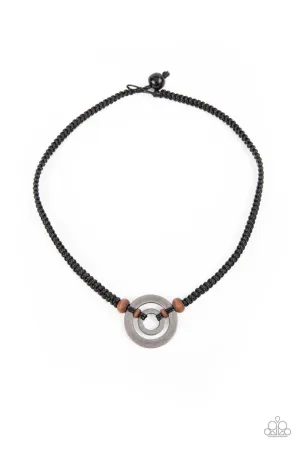 Rural Reef - Black Necklace - Paparazzi Accessories