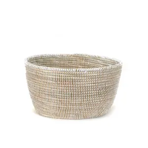 White Oval Basket