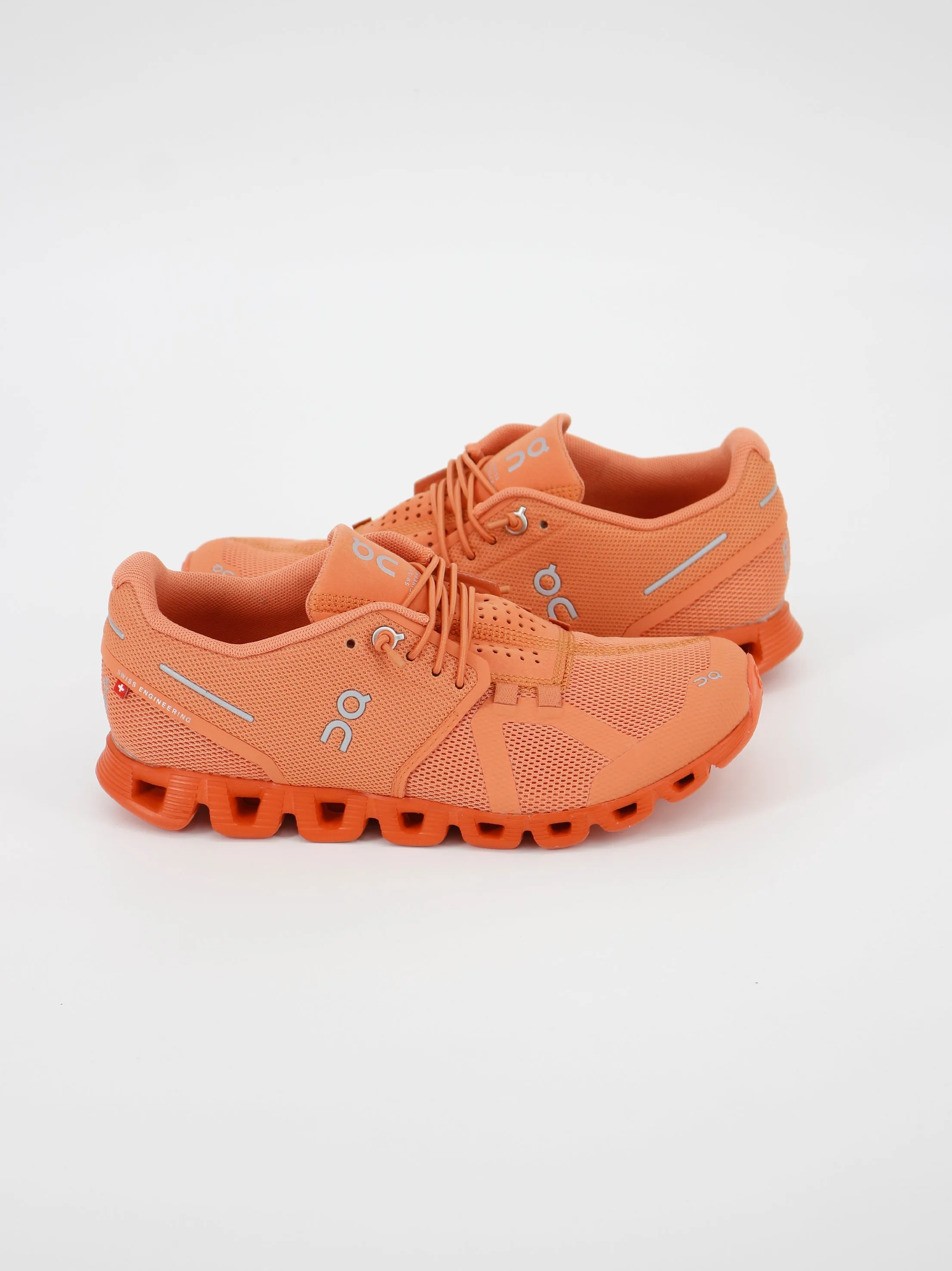 Women's Textured Running Shoes,Orange